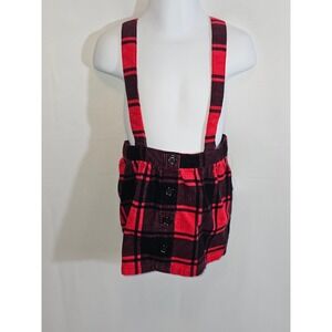 The Children's Place Red and Black Plaid Skirtall. 12-18 months.